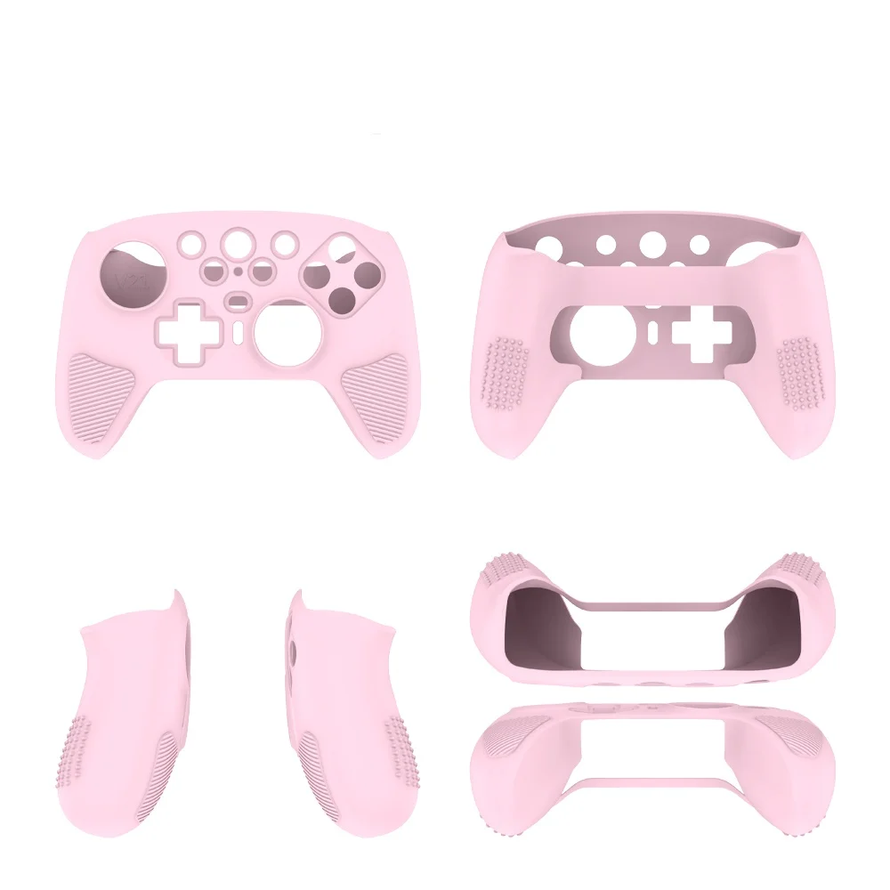 

Wireless Gaming Controller Protective Sleeve ​for 8bitdo Ultimate 2 Silicone Case Anti Drop Dustproof Purple Pink Black