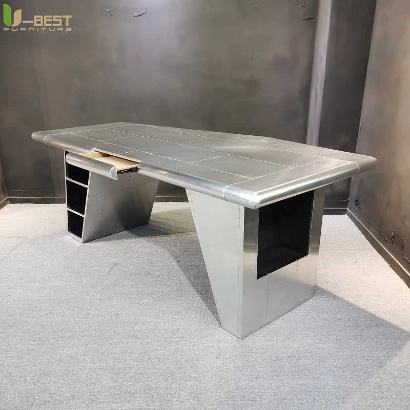 Loft Industrial Aviato Boss Table Living Room Furniture Sofa Table Classic Office Computer Chair Personalization Pub Club Study