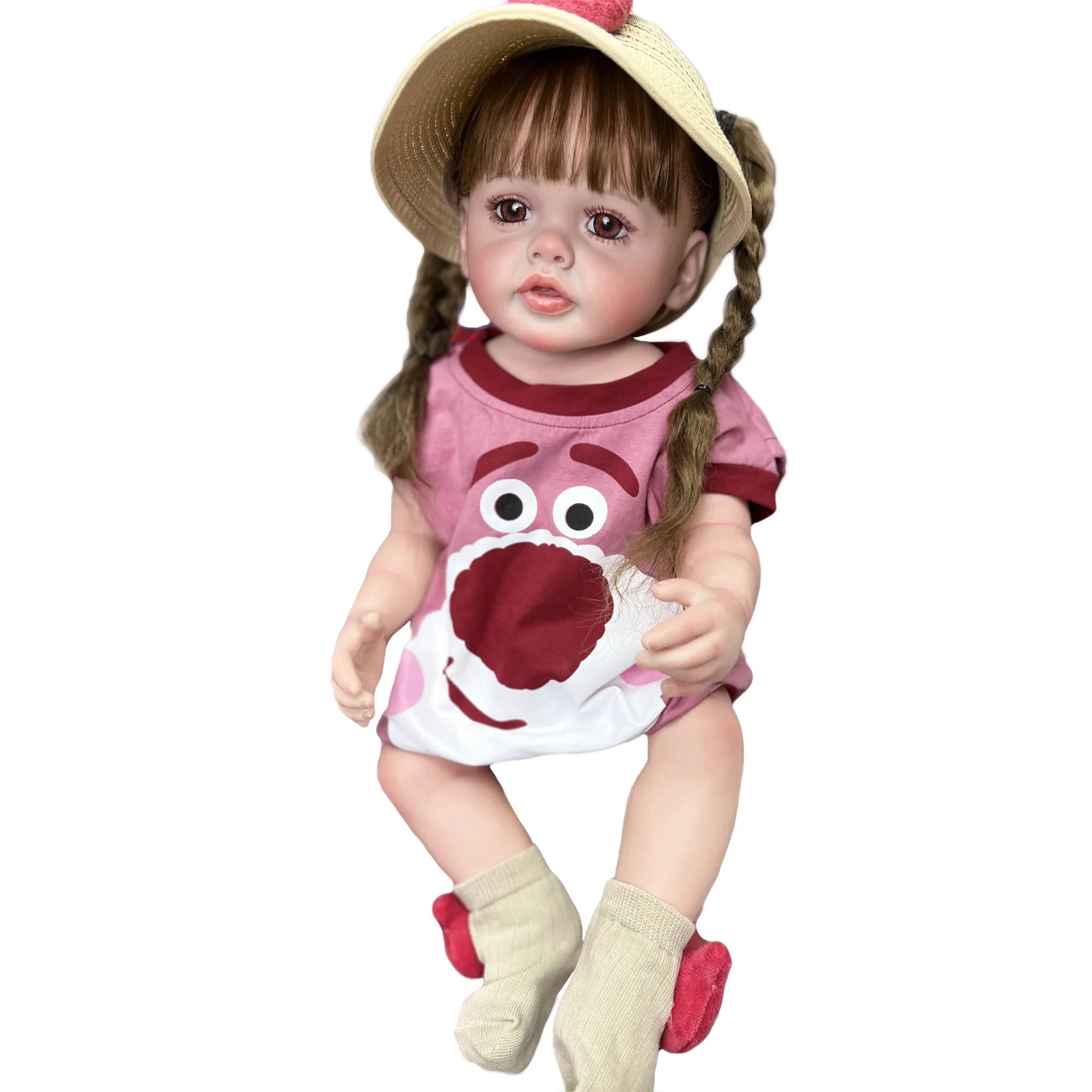 55cm Betty Full Body Soft Vinyl Reborn Toddler Dolls Handmade Lifelike Bebe Reborn Dolls Muñecos Reborn