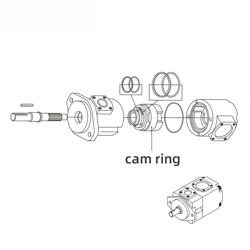 Nockenring für Hydraulikpumpe verwendet