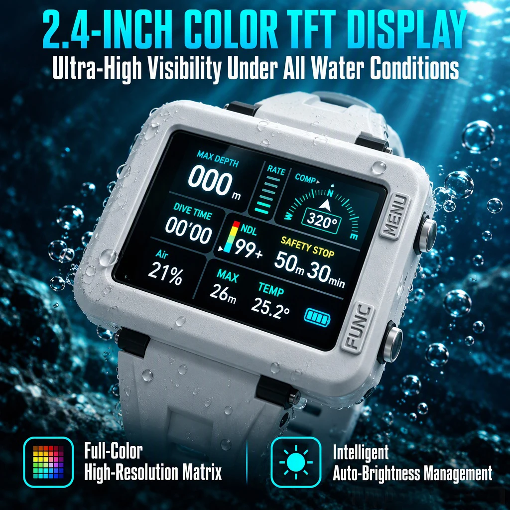 Reloj de buceo profesional con - Scuba Dive Computer Watch Nitrox reseña y precio