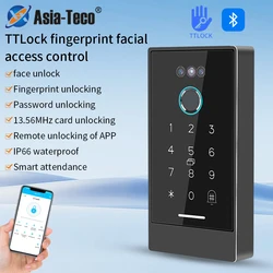 TTLOCK Biometric Time Attendance System Fingerprint Scanner Facial Recognition Rfid Access Control Keypad With Cloud Pc Software