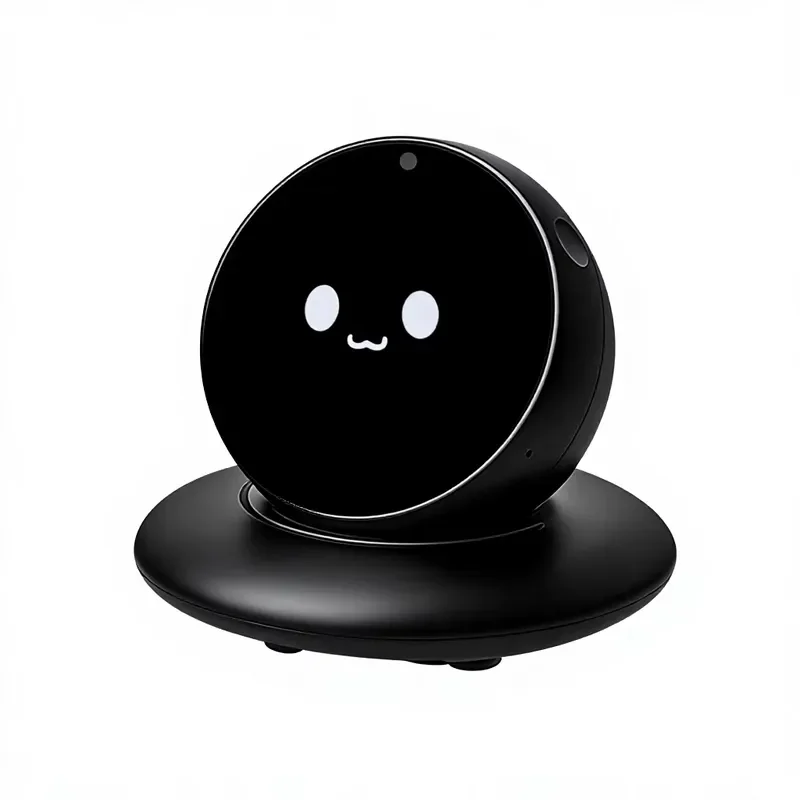 AI Voice Interaction Robot Smart Desktop Companion ABS Material Music Player Stress Relief Gift for Kids Home Office Decor