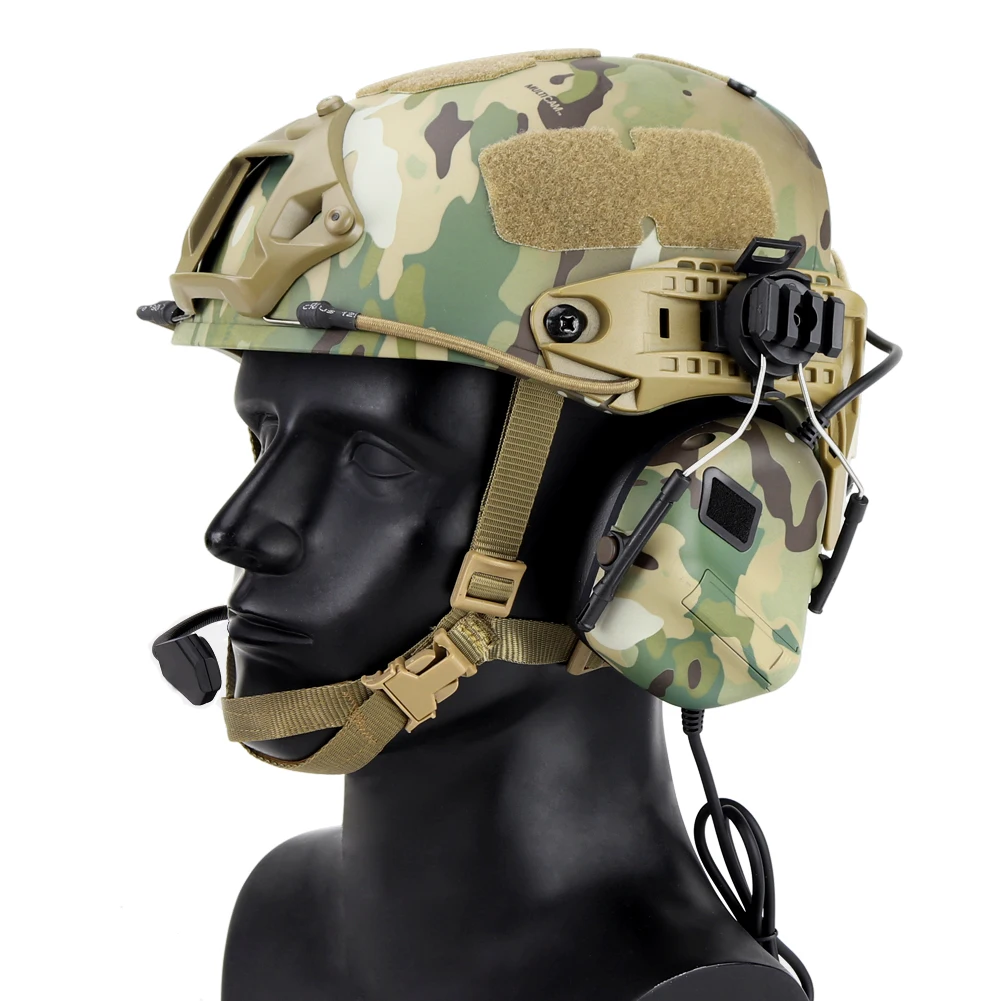 Gen 5 Tactical Headset With Sound Pickup & Noise Reduction Function For Hunting Military Shooting Airsoft Helmet