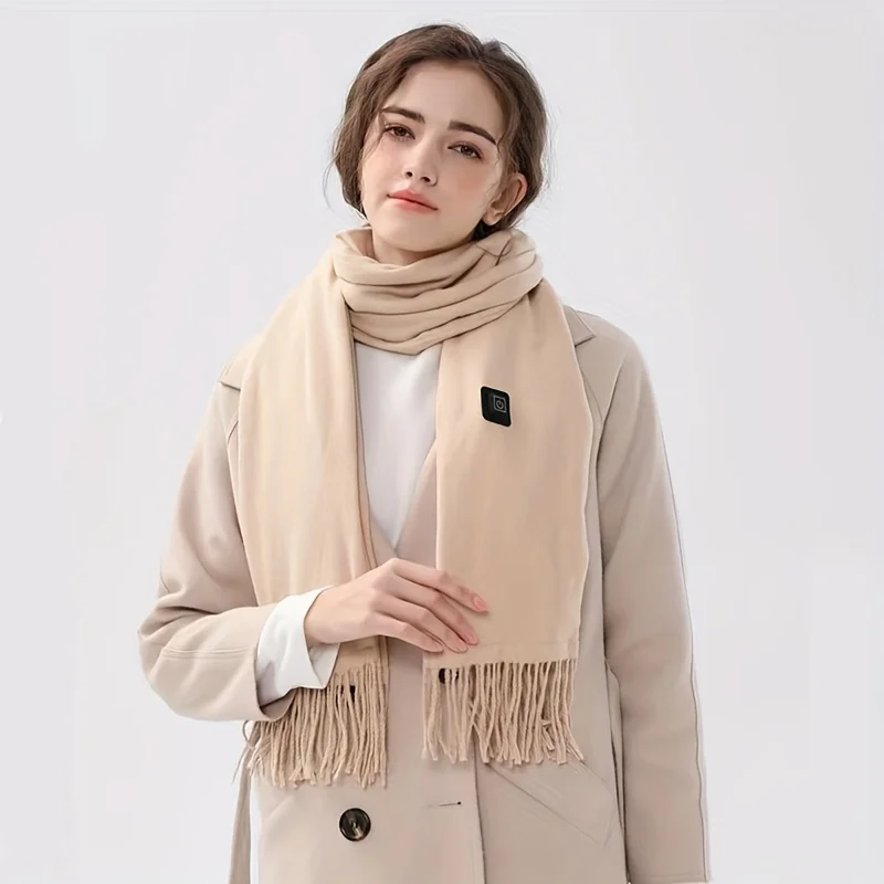 

1pc USB Heating Scarf, Intelligent Heating Neck, Heating Scarf, Adjustable Three Gears For Winter And Outdoor Use ( Without Bat