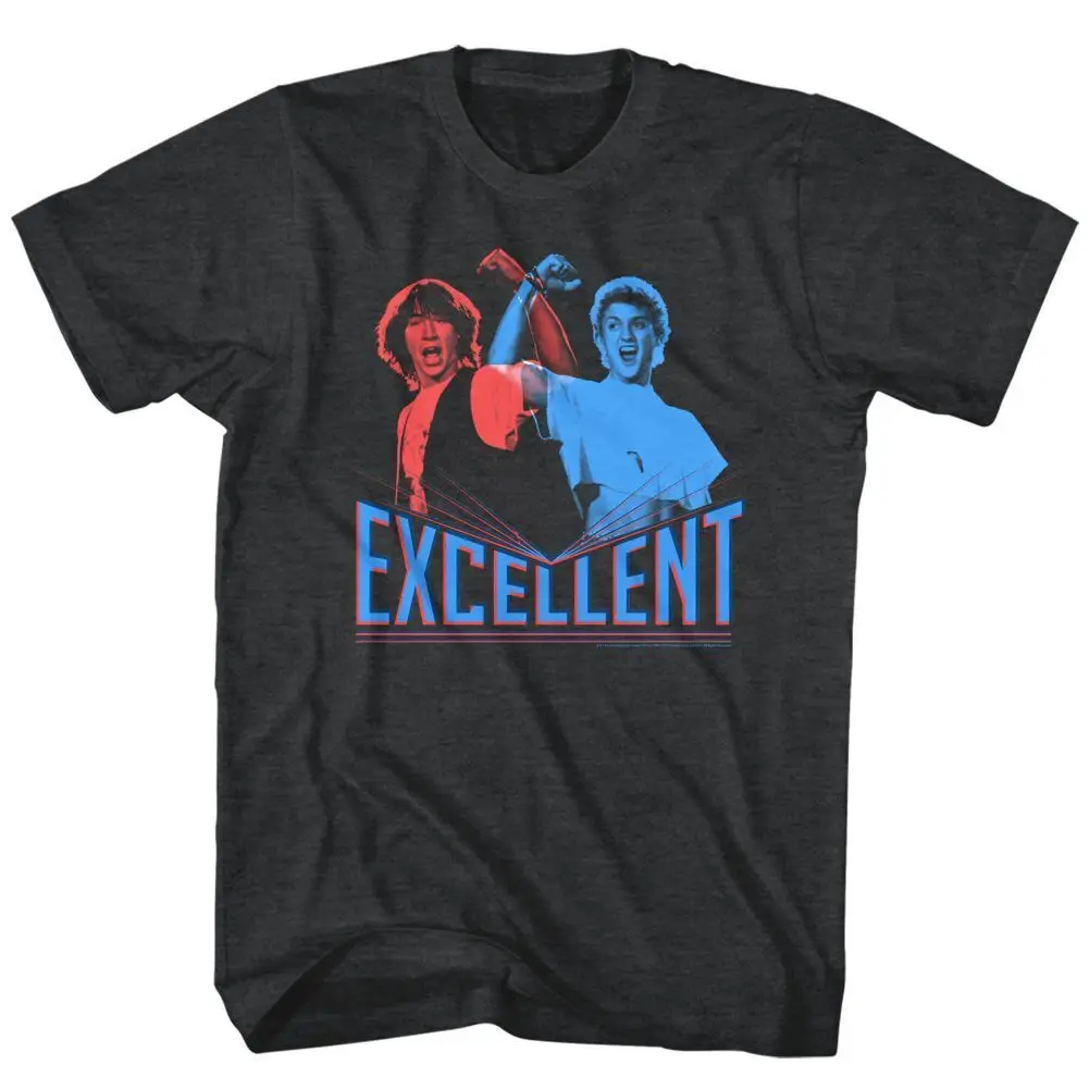 Bill And Ted 3D Excellent Heather Adult T Shirt