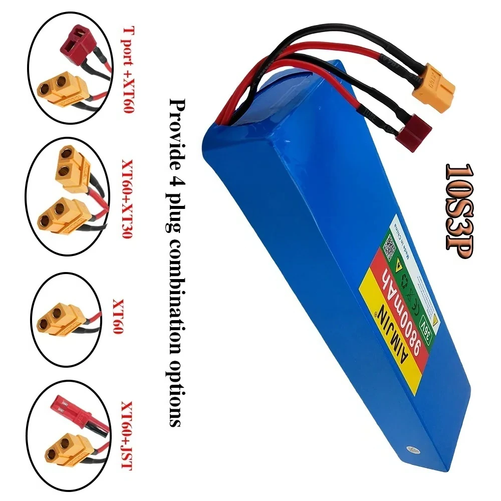 

10S3P 36V 9000mAh Upgraded Rechargeable Electric Battery Pack 18650 Lithium 42V for M365 scooter battery XT60+JST plug