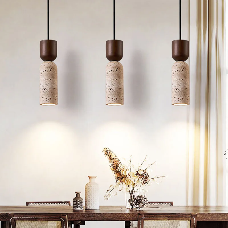Japanese Wabi-Sabi Style Bedroom Bedside Chandelier, French-Style Vintage Hotel and Homestay Atmosphere Creative and Individual