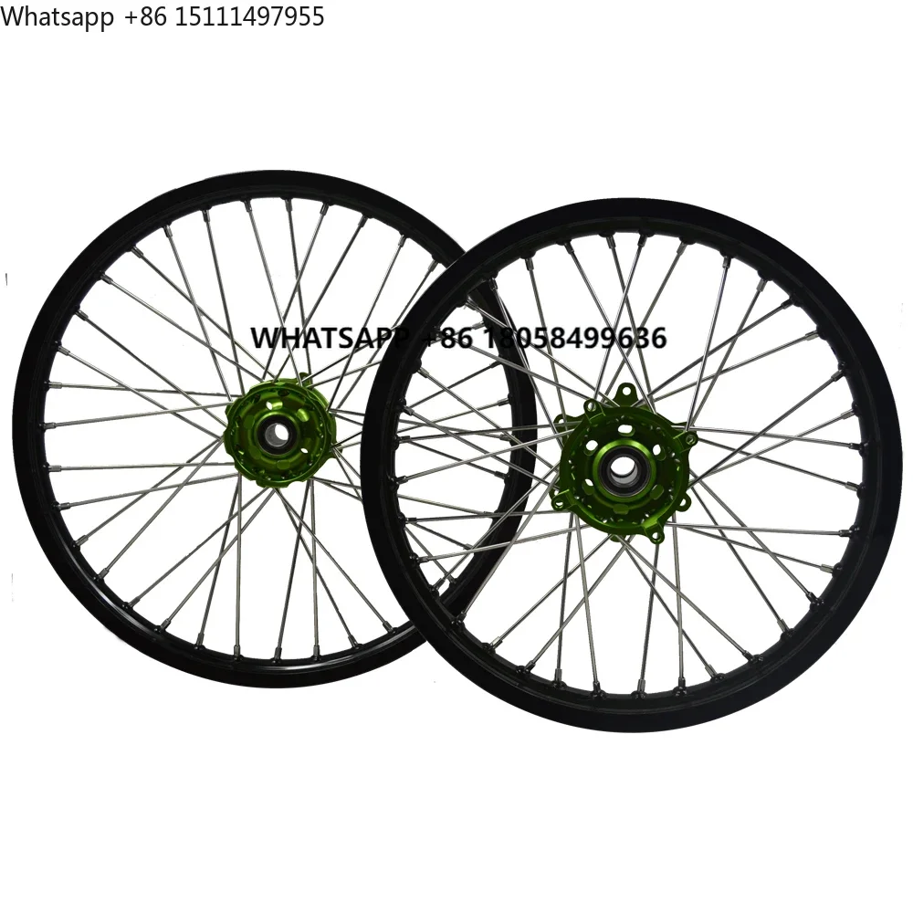 Dirt Bike Rims 21 Inch 19 Inch Motorcycle Alloy Wheel Set for KX/KXF 125/250/450