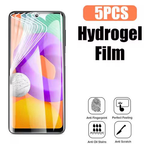 5PCS Hydrogel Screen Protector on Samsung A52 A53 A13 A33 A32 A22 A73 5G Screen Protection for Samsung A51 50 A52S A21S Film