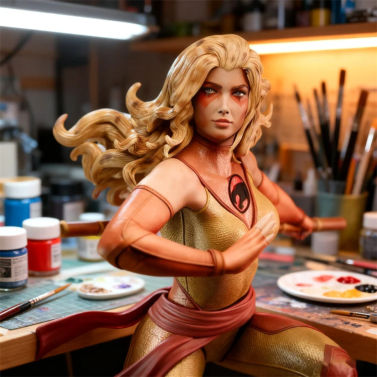 LinDeekin D214 3D Personalizowane zestawy do samodzielnego montażu, figurki GK, niepomalowane, biała żywica, niezmontowane puzzle modeli postaci