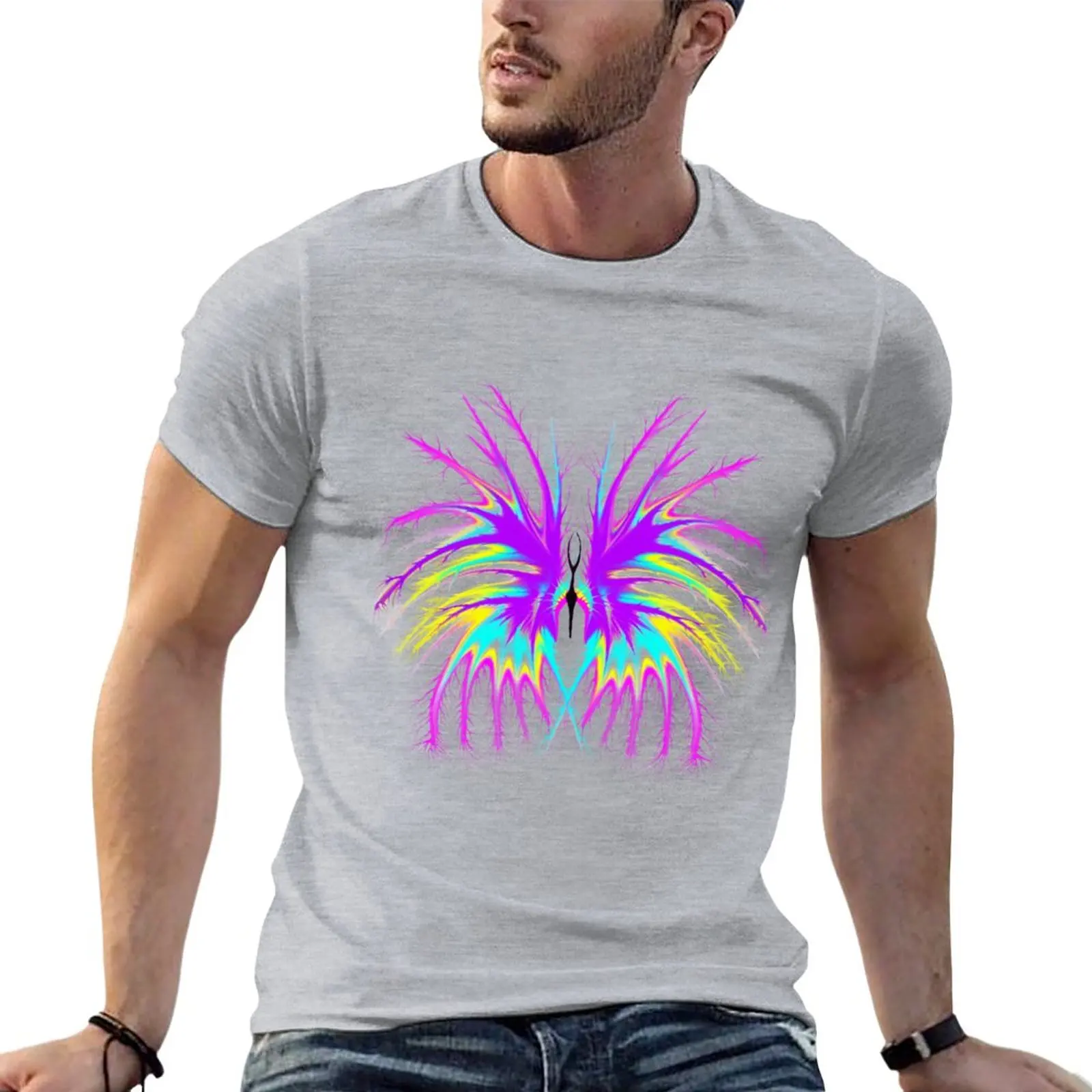 

Dragon Butterfly in purple T-Shirt sports fans boys whites quick drying blacks men clothings