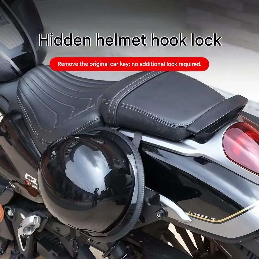 Motorcycle Hidden Helmet Secure Hook Stainless Steel Mod Fitting Fit VOGE CU250 CU525 CU530 CU625