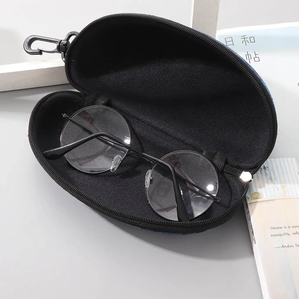 Durable Vintage Eyewear Box EVA Portable Zipper Eyeglasses Case Sunglasses Holder Eyeglasses Box Reading Glasses Holder