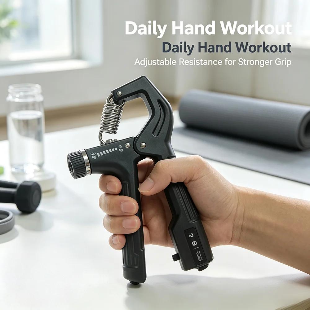 Counting Grip Strength Device Multi Functional Male And Female Hand Training, Hand And Finger Rehabilitation Exercise