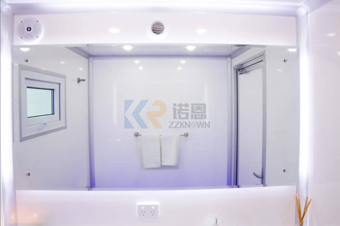 Remorque de Toilette Portable Personnalisable, Salle Domestique Mobile, 23468 Pièces