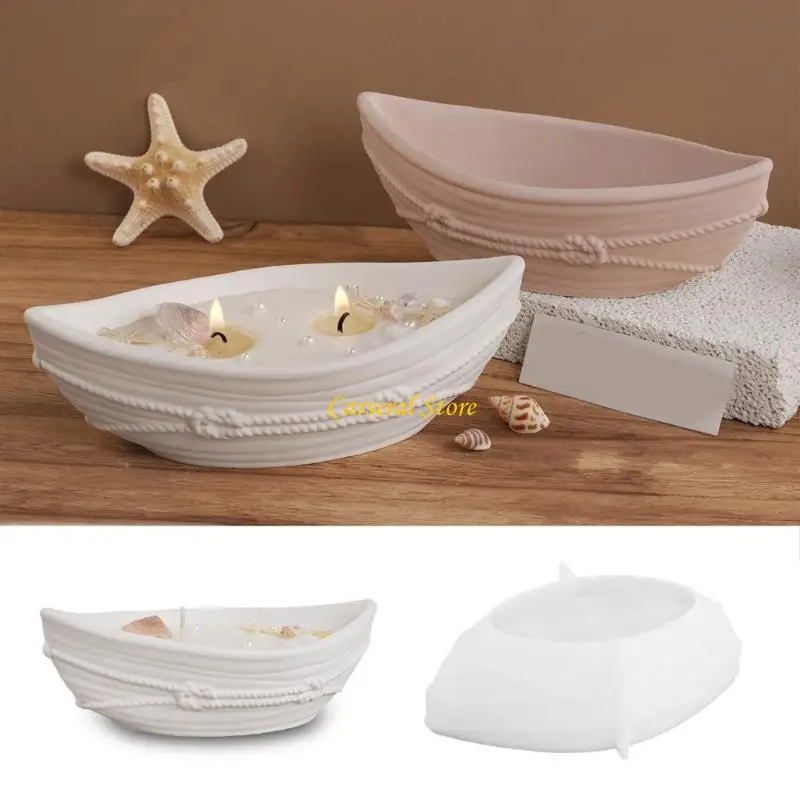 

Creative Silicone Flom Canoes M4YF формируют формы сочных плантаторов свеча