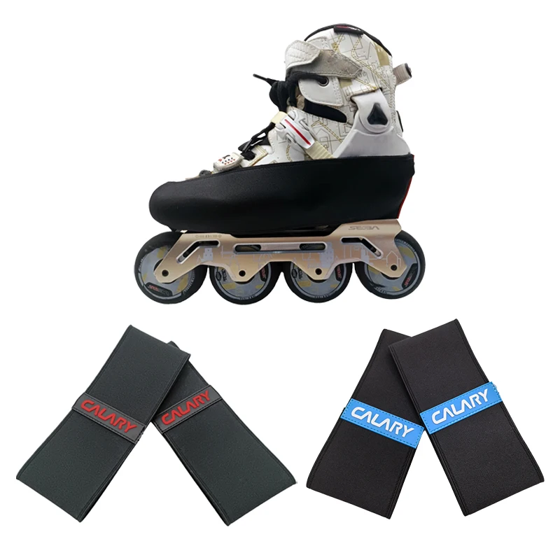 1Pairs Anti-scratch Roller Skate Covers Upper Protectors Thicken Double Layer Elastic Pro Inline Skate Boot Cover