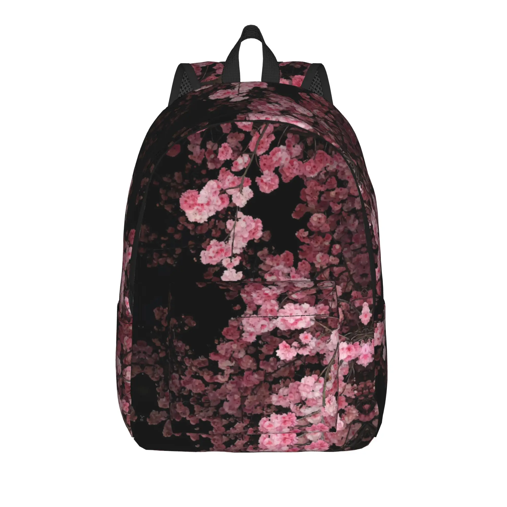Japanese Sakura Cherry Blossoms Student Backpack School Bag Hiking Travel Daypack for Men Women Bookbag Shoulder Bags