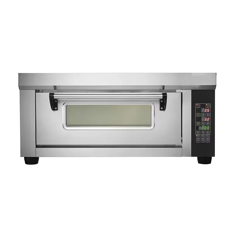 Commercial Industrial Microcomputer Controlled Single Layer Spray Painted Electric Deck Oven