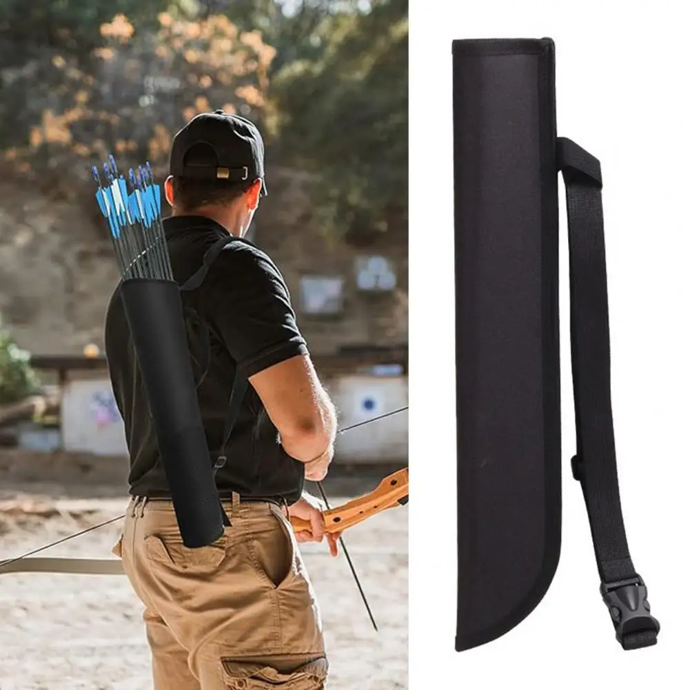 Arrow Quiver Holder Pocket Carrying Bag Oxford Cloth Adjustable Arrow Backpack Waist Bag Back Quiver for Compound Bow