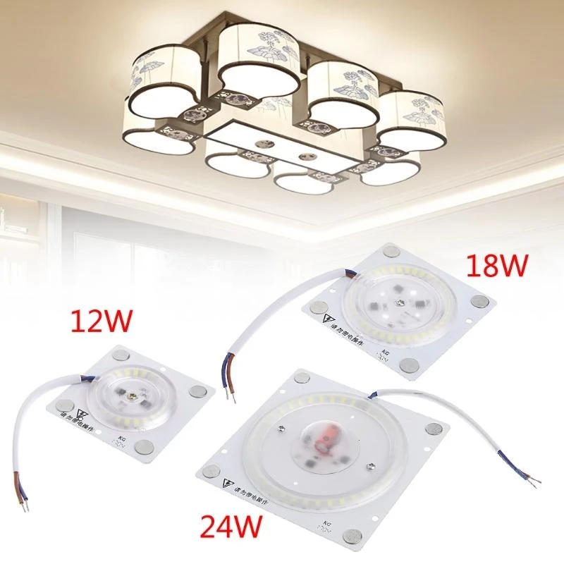 Светодиодный модуль платы магнитной платы 18W Заменить источник света потолочной лампы