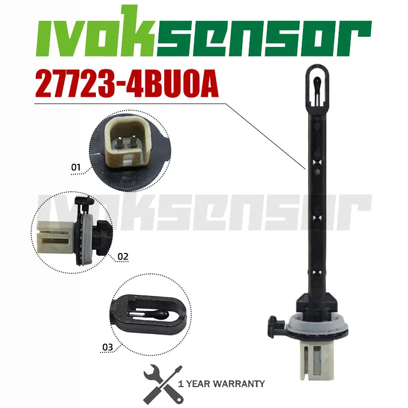 27723-4BU0A 277234BU0A Heater Core Car Evaporator Temperature Sensor Ac Evap Temp For Nissan Rogue Sport 2.0L 2014-2022