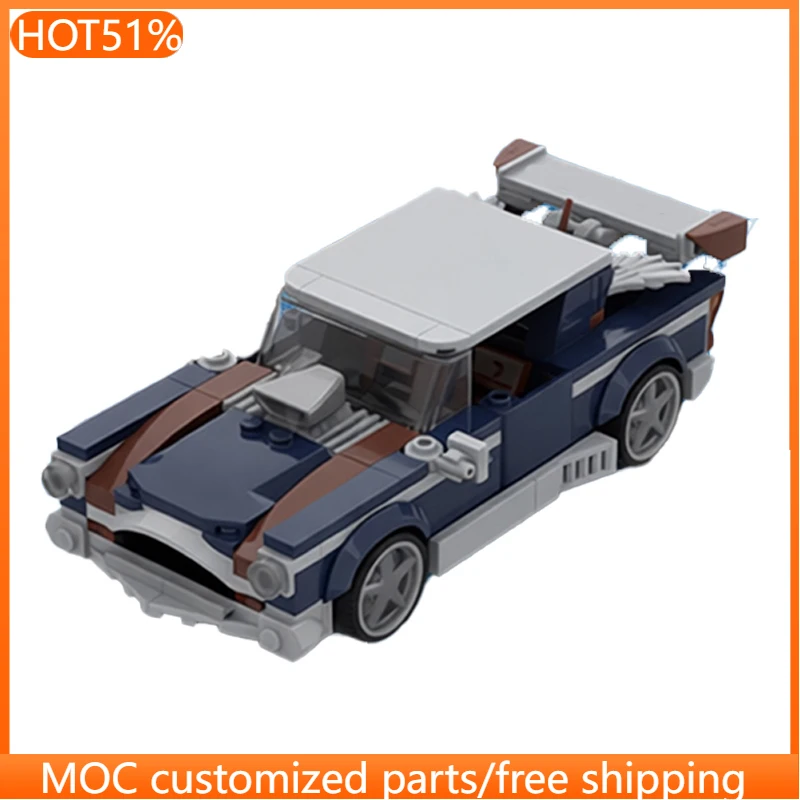 

271 PCS Customize Two seater two door sports car MOC Customize Modular Building Block Creative Design DIY Boy Holiday Toy Gifts