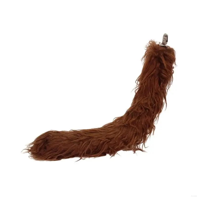 Stage Costume Styling Accessories with a Brown Horse Theme and Plush-Like Exterior for Parties, Costume Play and Photos 6XDA