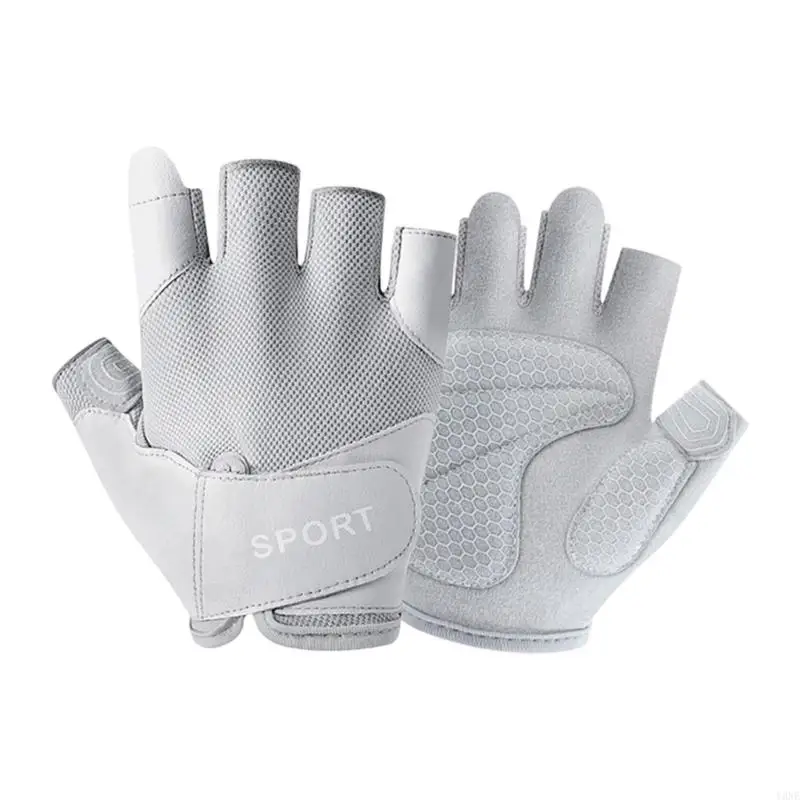 Y3NE Durable Women's Fingerless Workout Gloves Breathable and Lightweight for Protection in Sports Like Tennis Volleyball