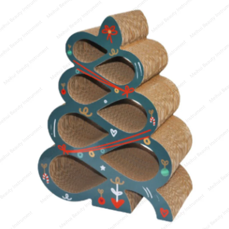 

Christmas Tree Cat Climbing Frame Cat Scratching Board, Which Can Be Used By Multiple Cats