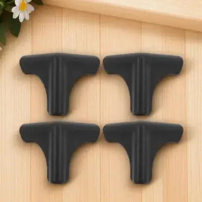 4 قطعة حماة سيليكون للأثاث مكافحة الحرس غطاء فوق البوتاجاز لإخراج الأدخنة أغطية الزوايا جدار ركن حامي خزانة الجدول #6