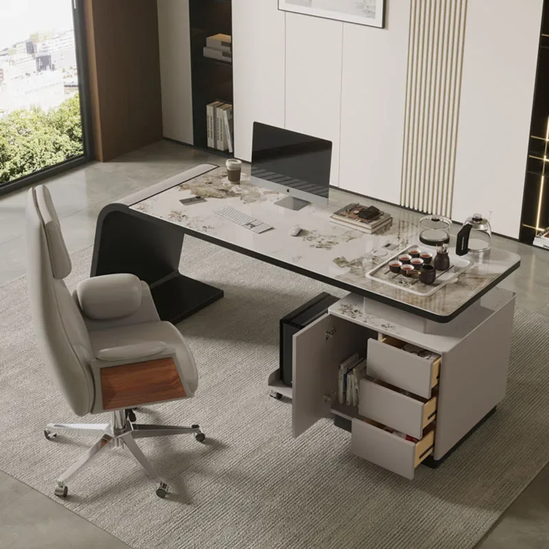 Student Work Office Table Writing Conference Desktop Adjustable Height Desk Filing Cabinets Escritorio Oficina Furniture Desk