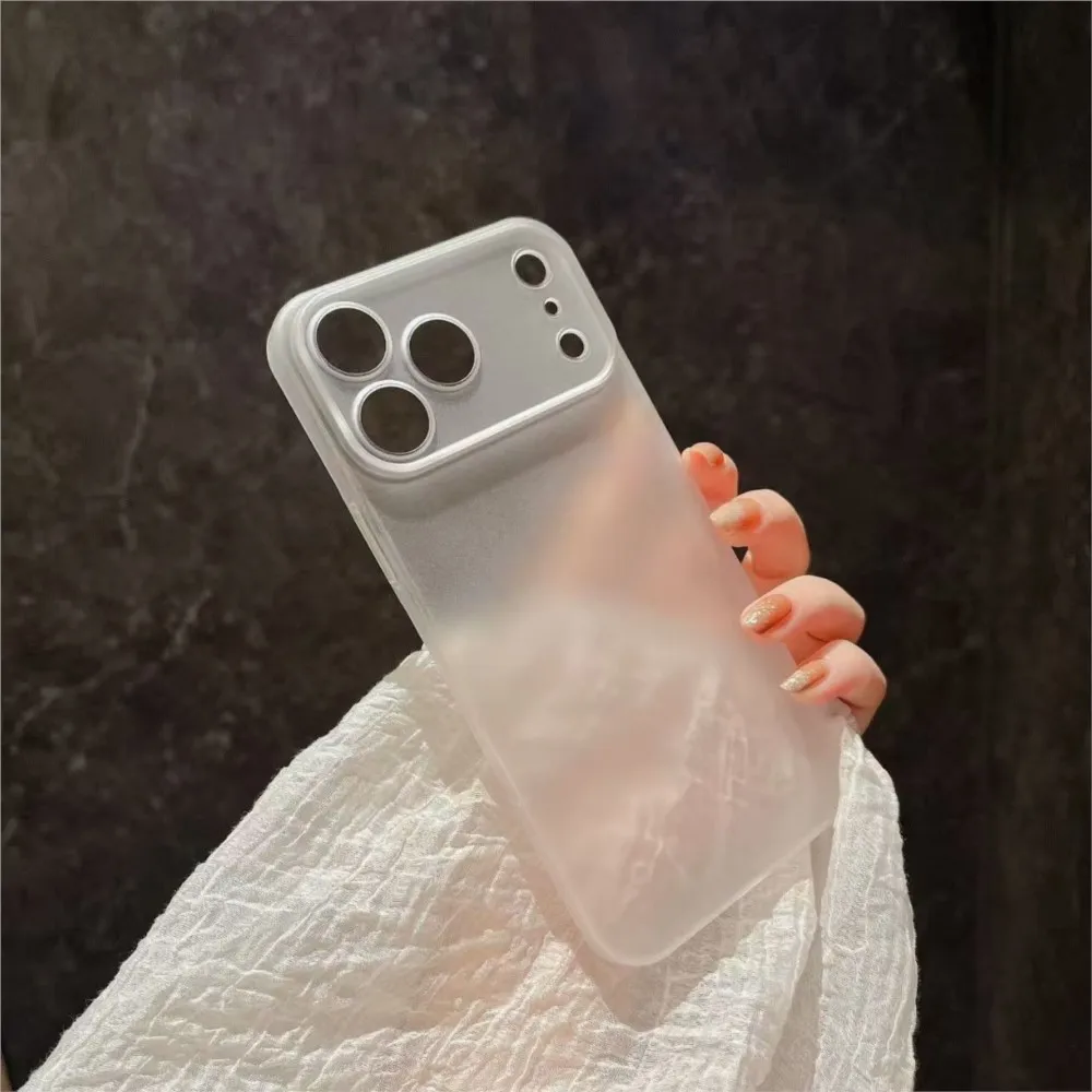 For iPhone Air 17 Air 17 Pro Max Hard PC Skin Friendly Shockproof Protector Cover Case Luxury Slim Ultra Thin Matte Clear Case