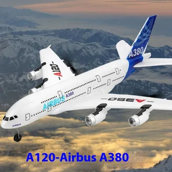 2.4g 3-Channels Remote Controlled A380 Aviation Model Aircraft Xka120 Airbus Rc Glider Fixed Wing Aeroplane Kid Christmas Gifts