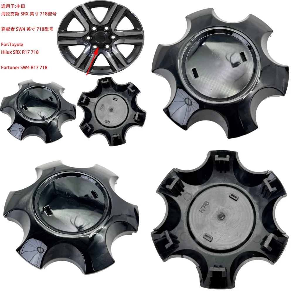 

Hub Cap Center Cover for Toyota Hilux SRX Fortuner Runner SW4 Off-Road Vehicle Wheel Hub Caps Automotive Accessories for SUVs
