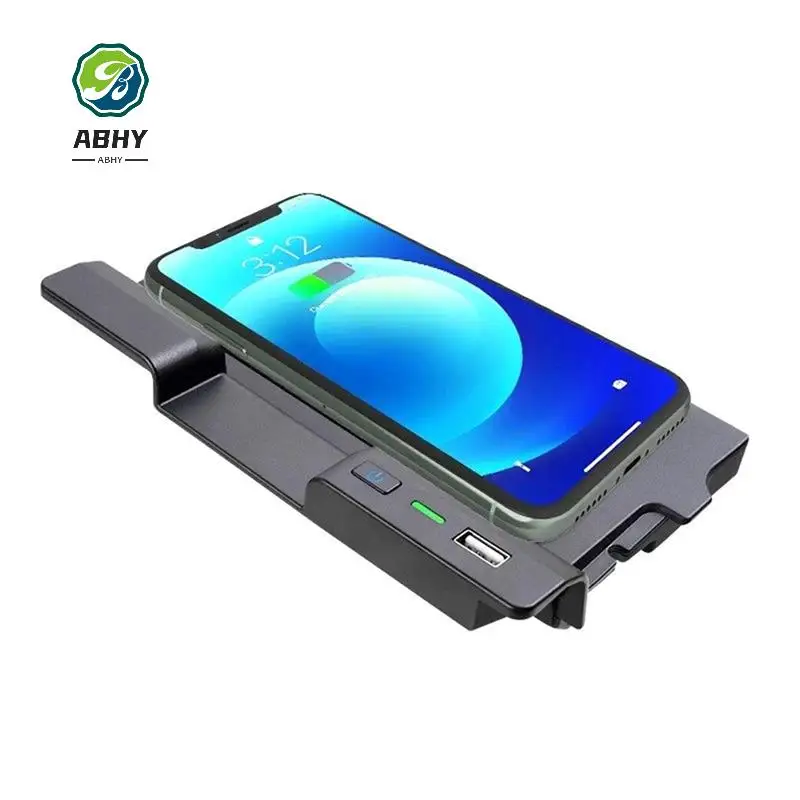 

ABHY-Car Wireless Charger Charging Pad Panel Phone Holder For Mercedes Benz GLE W167 C67 GLS X167 2020-2023