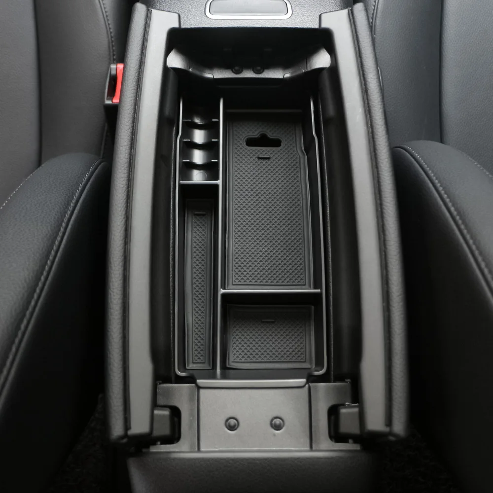Car Armrest Storage Box Tray for Mercedes-Benz A Class W177 GLB Class W247 Plate Container Organize Interior Accessories