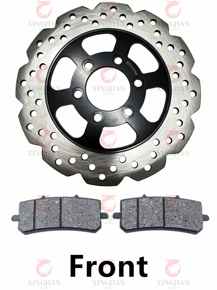 

Scooter Front Rear Disc Brake For LONGJIA Vmax300 XDV250iSi XDV300i LJ300T-18 Brake Lining Replacement Parts