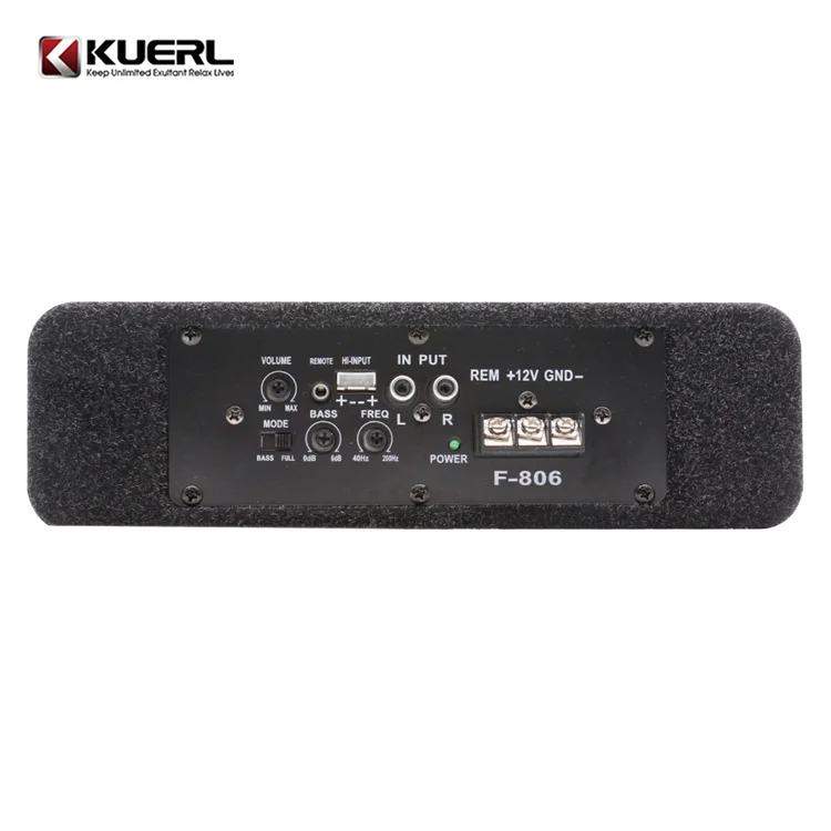 High Quality Wooden 8 Inch Under Seat Car Subwoofer Full Range  Spl Bass Speaker Good Price Subwoofer