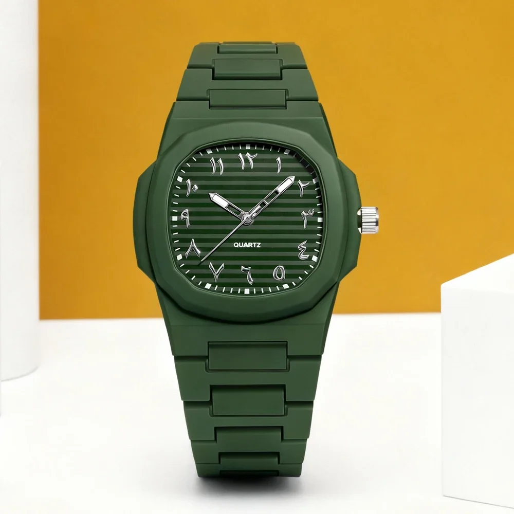 1pc new men's quartz watch, the style is youthful and sporty, perfect for holiday gifts and daily wear.
