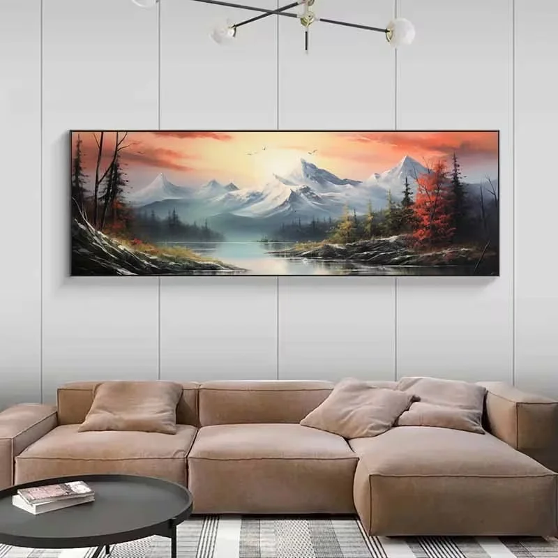 2D Flat, 2D Flat, 2D/Flat 1pc Frameless Canvas 2D Flat Painting, 2D Flat Painting, 1pc Frameless Large Canvas Poster, Featuring