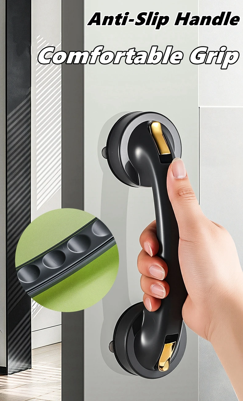 

Shower Handle Grab Bars For Bathtubs Showers Suction Grab Bar Bathroom Bathtub Bath Handles Handicap Elderly Seniors Safety Grip
