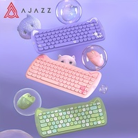 AJAZZ 3060I Gaming Keyboard 84 Keys Lights Mixed Colours Wireless Bluetooth Gaming Office
