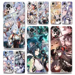 Genshin Impact Alhaitham Phone Case For Xiaomi Redmi Note 13 12 5G 9S 9 8 10 11 Pro Plus 4G 9T 13C 12C10C 9C 9A 7 Clear Cover