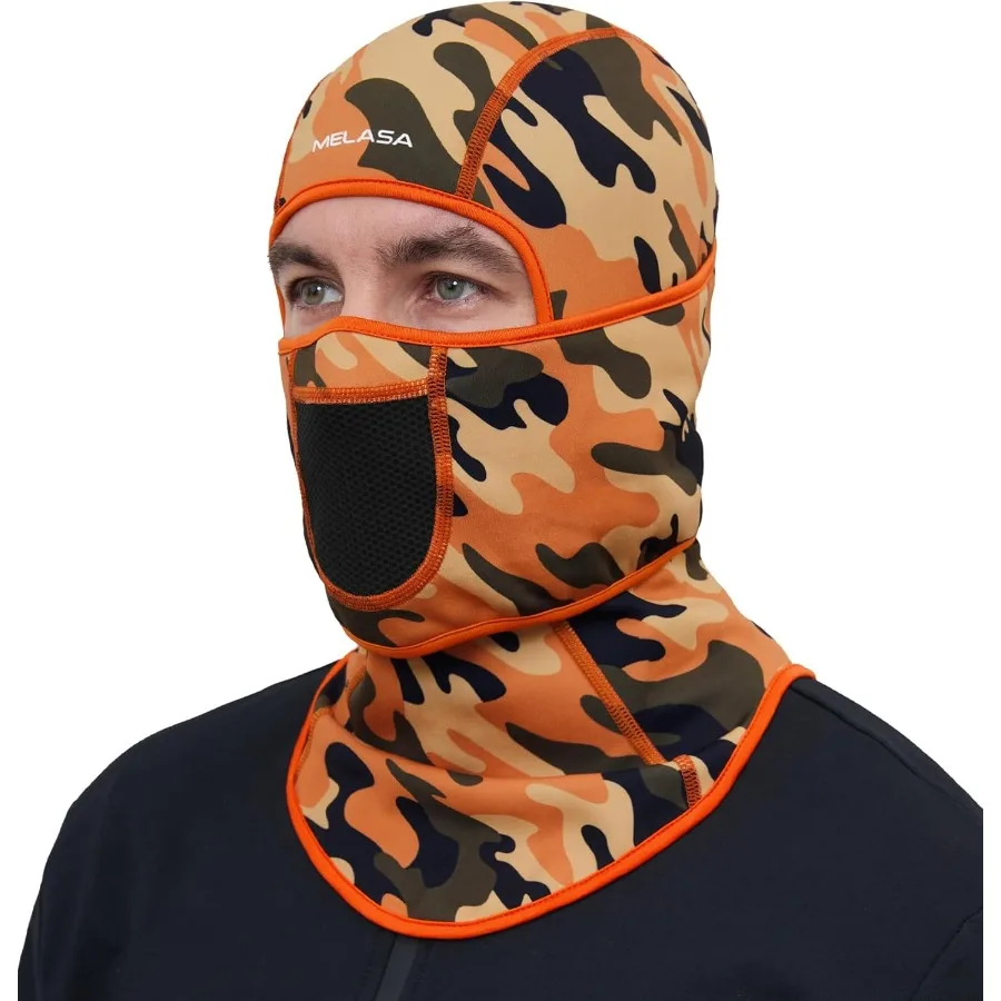 

Зимняя Балаклава MELASA, маска для лица для холодной погоды, термофлисовая лыжная маска с подвижной крышкой для лица для работы на открытом воздухе, катания на лыжах