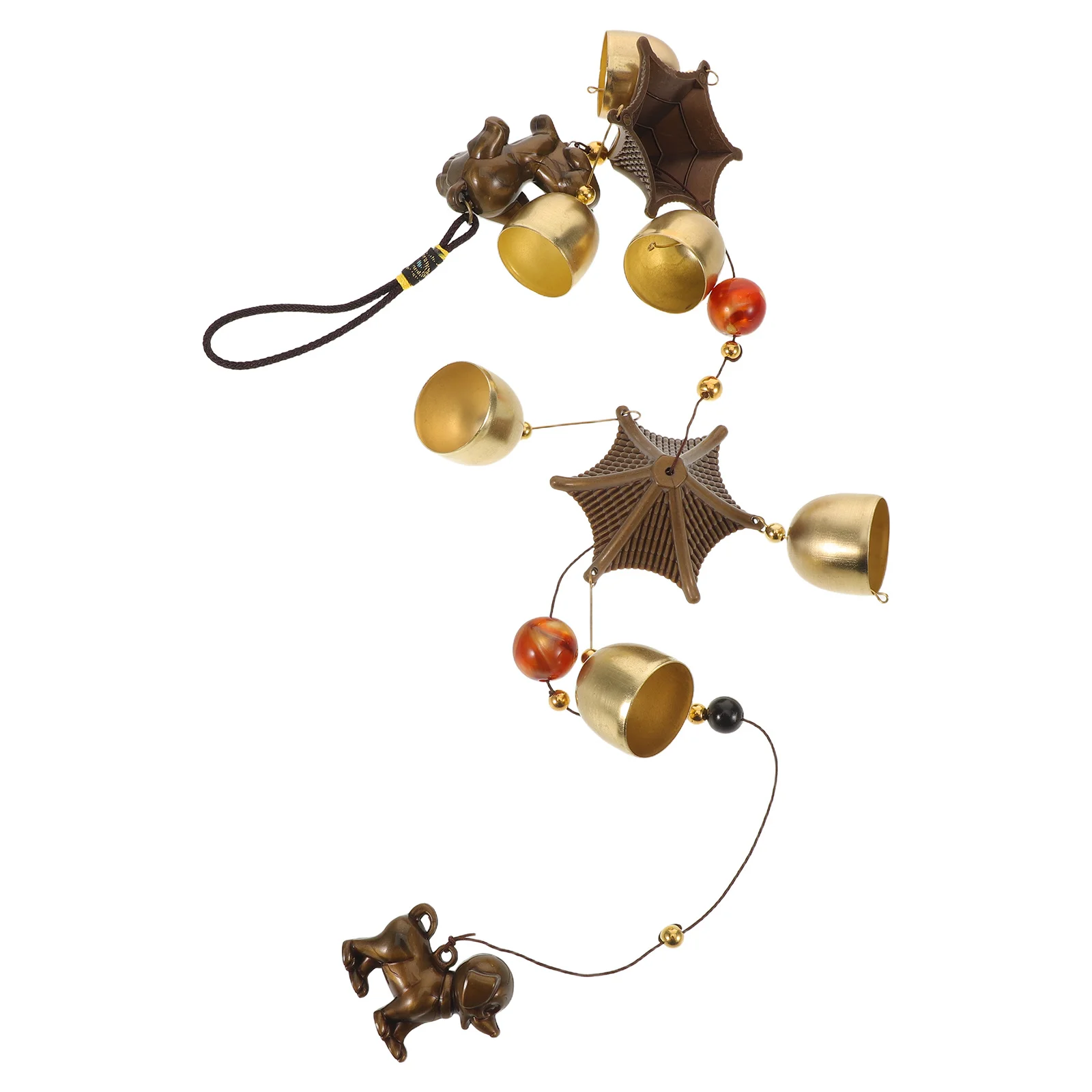 

Vintage Alloy Garden Windchime Retro Japanese Style Outdoor Patio Porch Dog Ornament Memorial Gift Birthday Outdoor Decoration