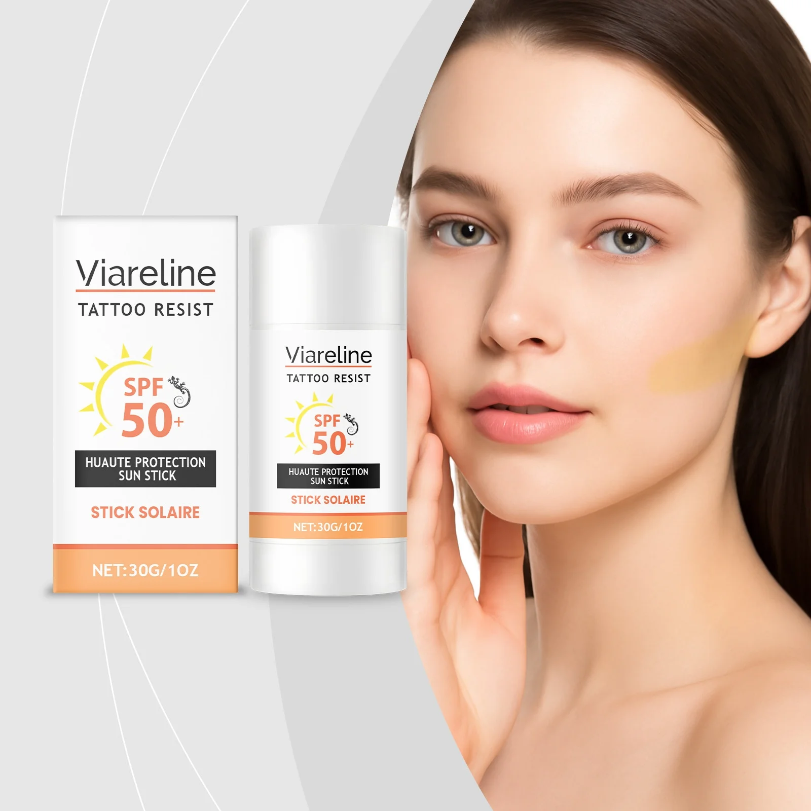 แท่งป้องกันรอยสัก ดีไซน์พกพา ครีมป้องกันรอยสักแบบสากล กันน้ำและกันเหงื่อสำหรับใช้งานกลางแจ้ง