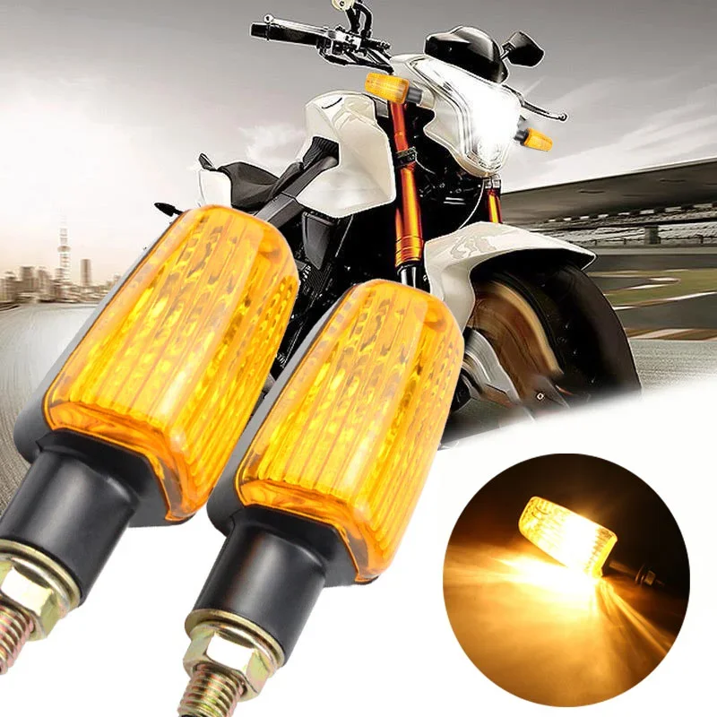 

Motorcycle Flashing Turn Signal Lights Motorbike Indicator Light Universal DC 12V Amber Blinker Bulb Motorcycle Accessories