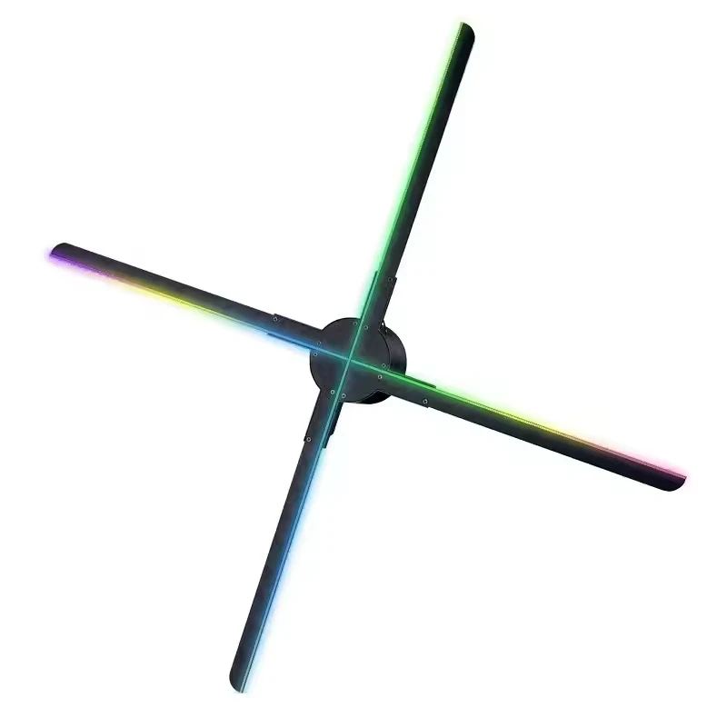 HD 3D Showroom Holographic Projector Led Fan 3d Hologram Display view 4